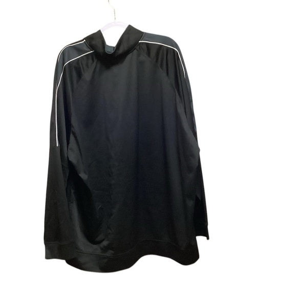 NWOT MENS ATHLETIC 3XL BLACK JACKET 100% POLYESTER GREAT GIFT - Picture 2 of 3